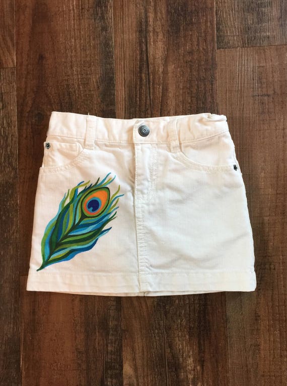 peacocks denim skirt