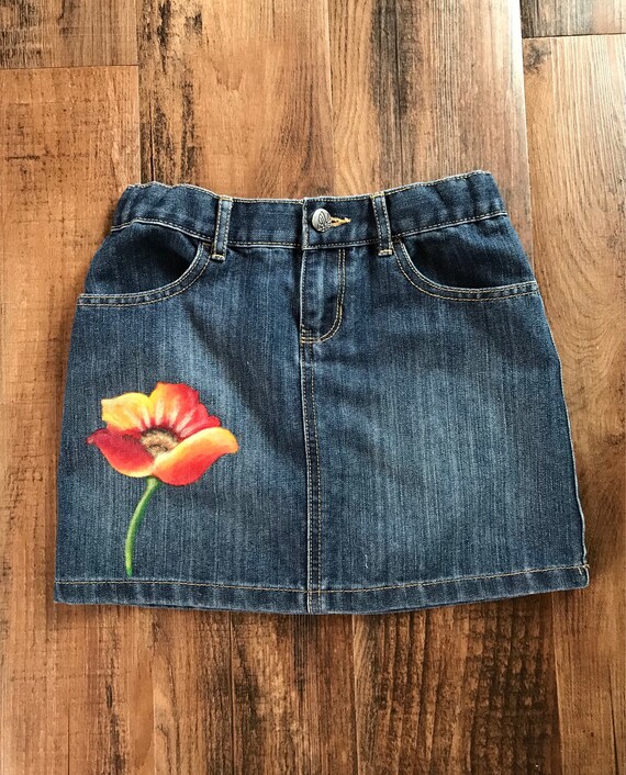children's place denim skirt