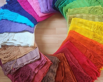 2.65m Rebozo Mexicano, Authentic Mexican Rebozo, Artisanal Shawl, Scarf, Doula, Midwife, Closing the Bones, Birth, Pregnancy, Postpartum