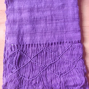 Rebozo Mexicano, Autentico Rebozo messicano, Scialle Artigianale, Sciarpa, 2m, Doula, Ostetrica, Chiusura delle Ossa, Nascita, Gravidanza, Postpartum Lavender