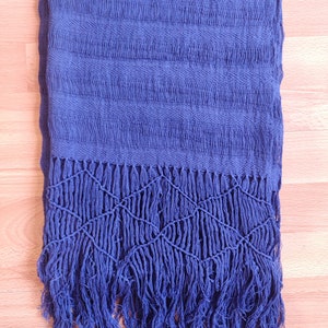 Rebozo Mexicano, Autentico Rebozo messicano, Scialle Artigianale, Sciarpa, 2m, Doula, Ostetrica, Chiusura delle Ossa, Nascita, Gravidanza, Postpartum Indigo