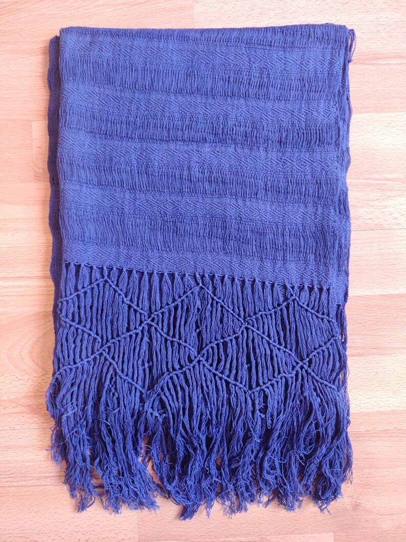 Rebozo Mexicano, Autentico Rebozo messicano, Scialle Artigianale, Sciarpa, 2m, Doula, Ostetrica, Chiusura delle Ossa, Nascita, Gravidanza, Postpartum Indigo