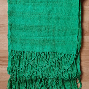 Rebozo Mexicano, Autentico Rebozo messicano, Scialle Artigianale, Sciarpa, 2m, Doula, Ostetrica, Chiusura delle Ossa, Nascita, Gravidanza, Postpartum Sea Green