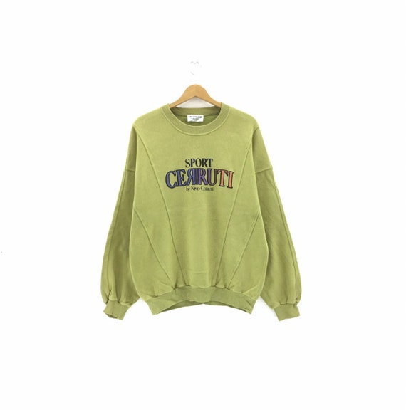 Vintage Cerruti Sweatshirt biglogo Made in Japan s