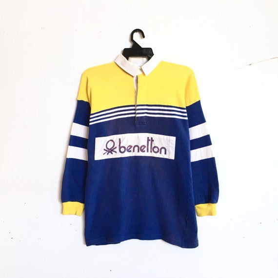 Benetton Rugby Shirt - Colour Block Polo Shirt Benetton Eraldo Com ...