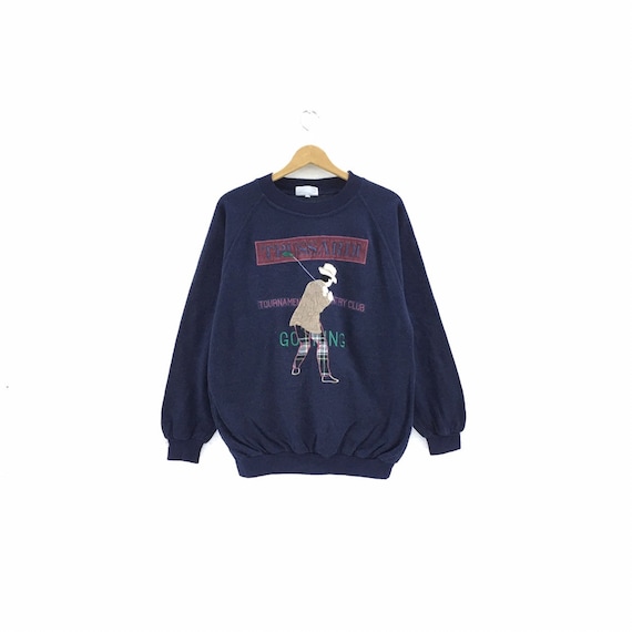 Vintage 90's Trussardi Golf Sweatshirt Made In Ita