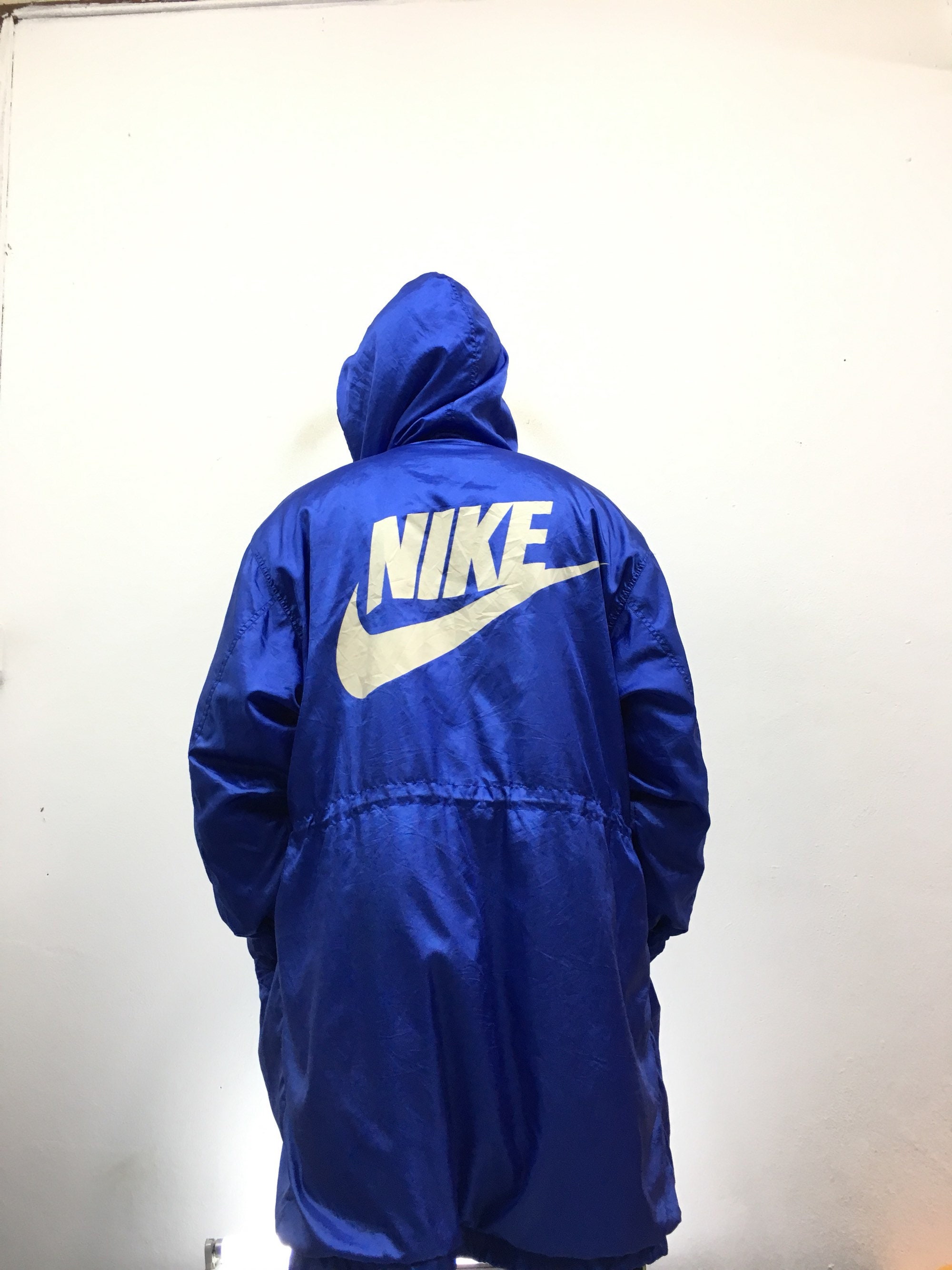 Vintage Nike Swoosh Longjacket Raincoats Parkas Hoodie Biglogo - Etsy