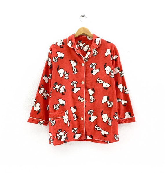 Vintage Snoopy Pajamas fullprint clothingVintage m