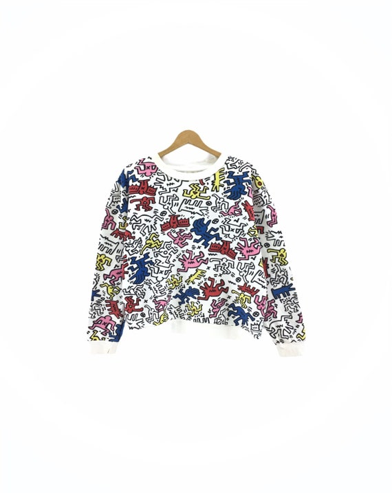 Keith Haring Sweatshirt Fullprint Biglogo spellout