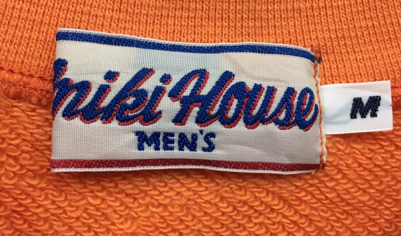 Vintage miki house Sweatshirt Biglogo sports active wear Pullover Jumper made in Japan vintage men clothingVintage men clothing