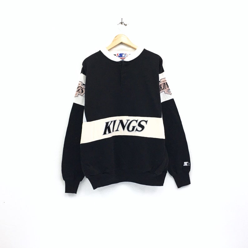 Vintage Starter Kings Team Major League Baseball Sweatshirt Biglogo Spellout Pullover Jumper vintage men clothingVintage men clothing