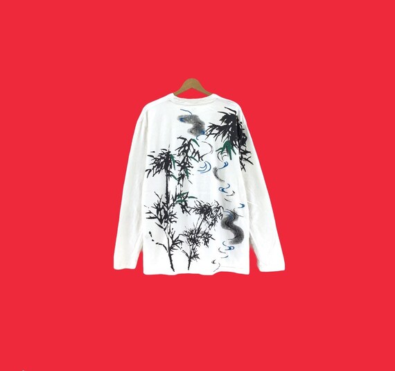 Vintage Sukajan Tiger Long Sleeve Shirt Japan Souv