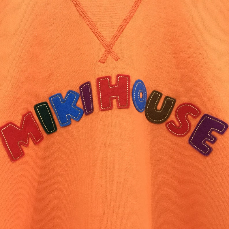 Vintage miki house Sweatshirt Biglogo sports active wear Pullover Jumper made in Japan vintage men clothingVintage men clothing