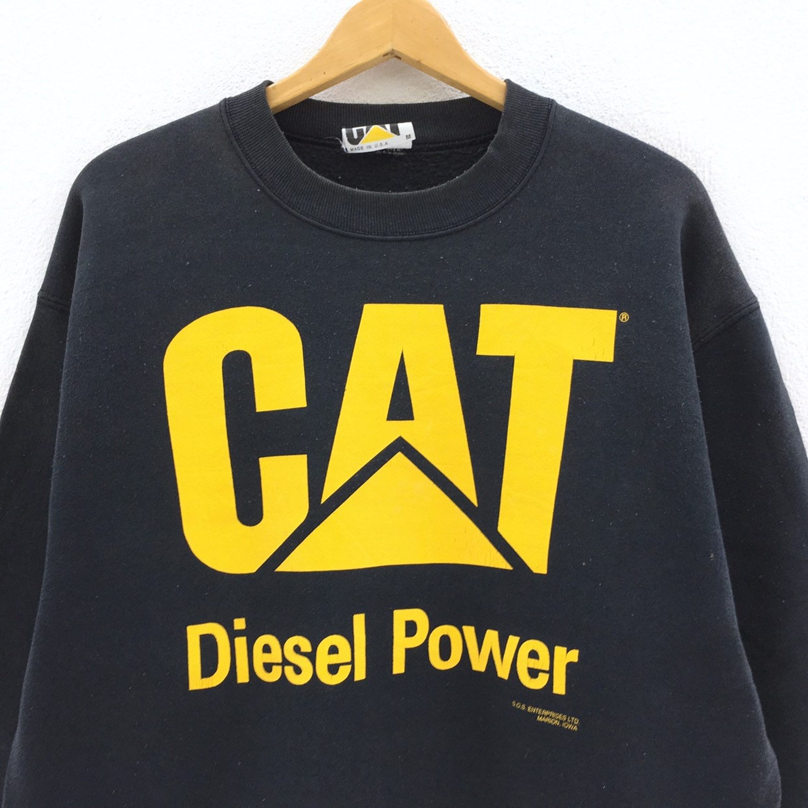Vintage CAT Caterpillar Sweatshirt Biglogo Rare Spellout | Etsy