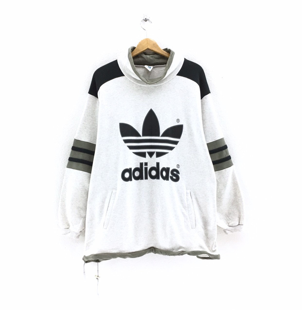 Very Rarevintage 90's Adidas Sweatshirt Vintage Biglogo Etsy Singapore...