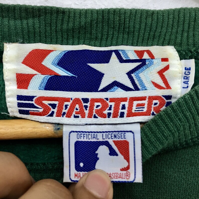 Vintage Starter Oakland A/'s Athletics X Major League Baseball Sweatshirt Biglogo Spellout Pullover Jumper vintage men clothing