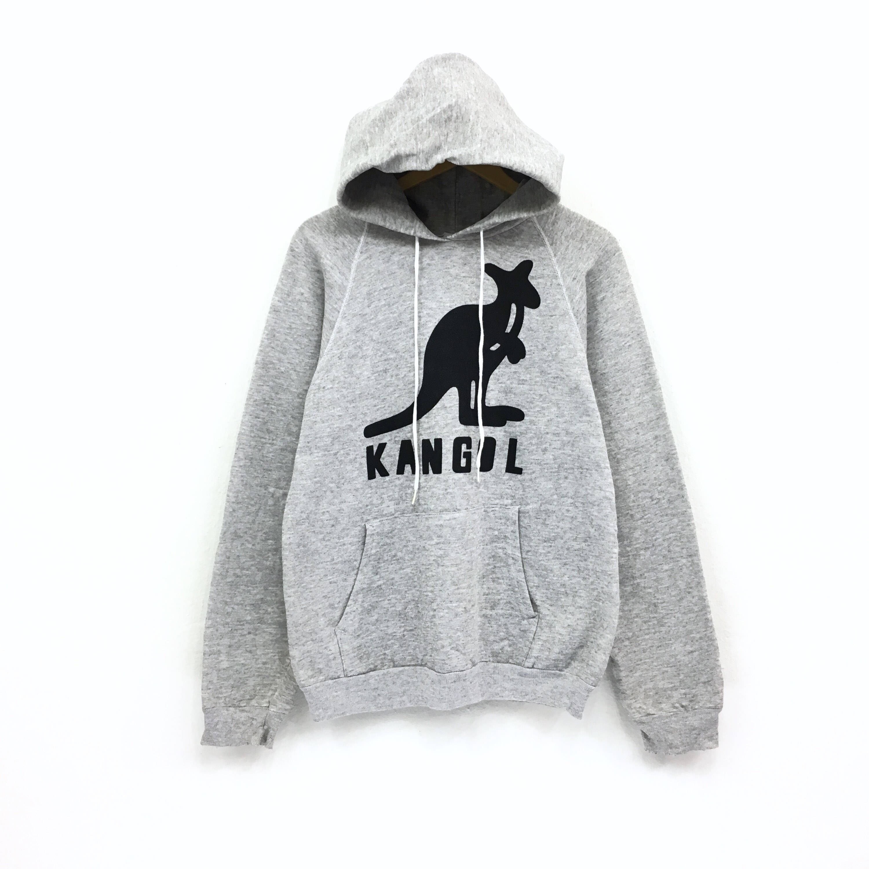 Vintage 80s Kangol Hoodies biglogo spellout Pullover Jumper Etsy