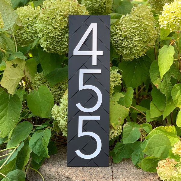 House Number Plaque Etsy