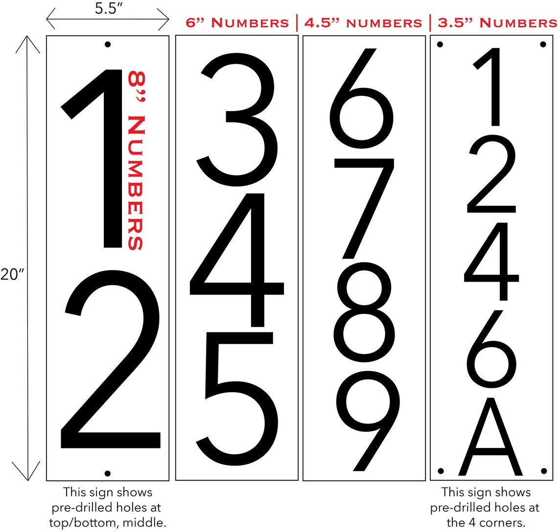 Address Sign With Letter House Number Sign With Letter Etsy