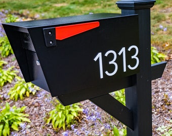 Premium Individual 3D Acrylic Mailbox Number – Self Stick – Long Lasting – Weatherproof – Made in USA