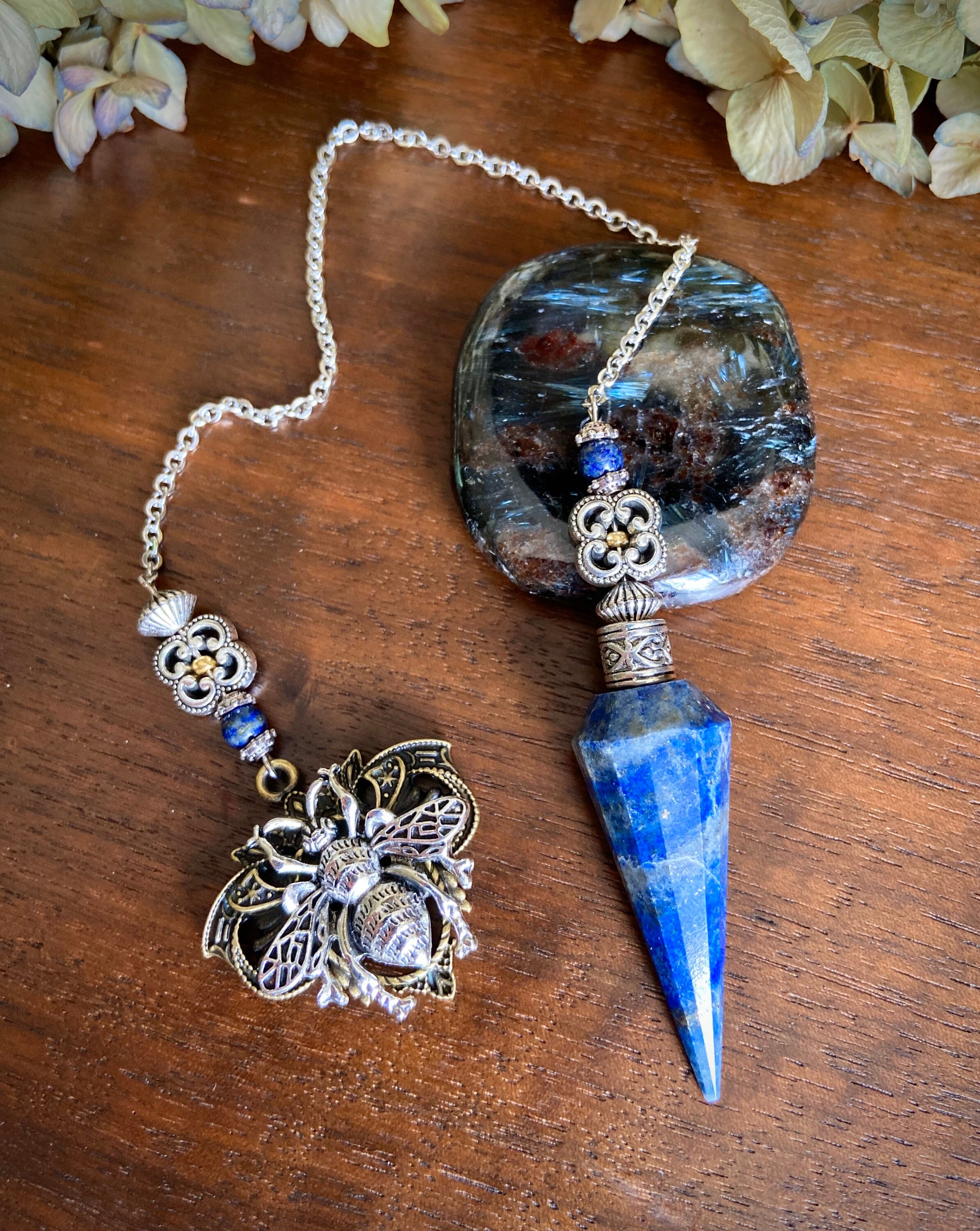 Queen Bee Lapis Lazuli Pendulum - Free US Shipping!