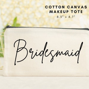Personalized Bridesmaid Gift, Makeup Bag, Bridesmaid Makeup Bag, Bridesmaid gift, Bridal Party, Personalized gift, Bridesmaid proposal