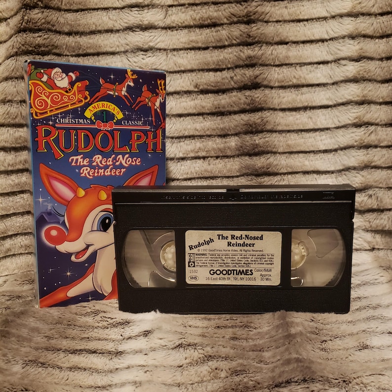 Rudolph the Red Nosed Reindeer VHS (good Times Video) - Etsy