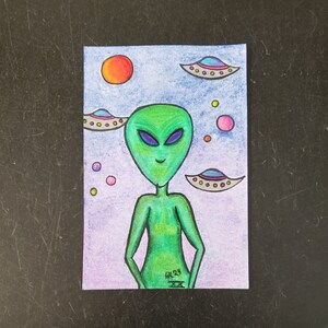 Alien Original Drawing