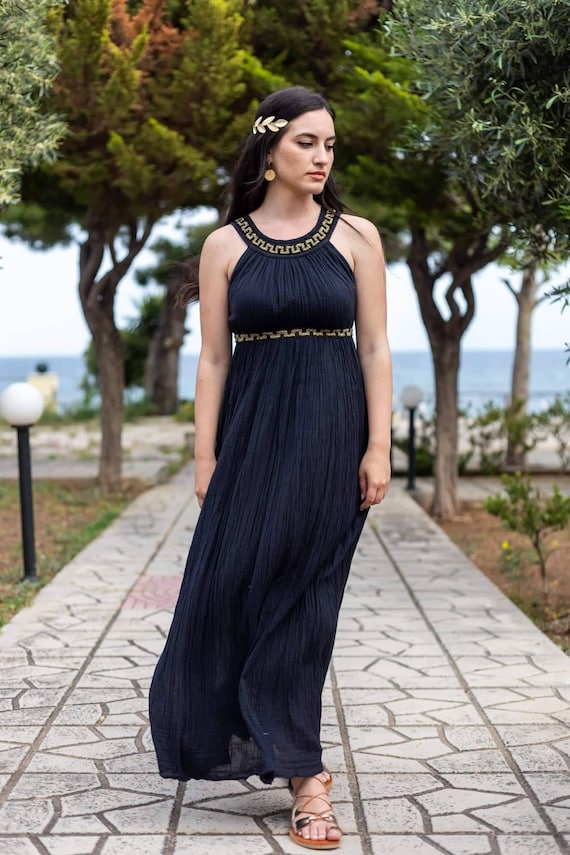 maxi dress tied COULDN'T BE ME IF YOU TRIED TIE MAXI DRESS – AKIRA