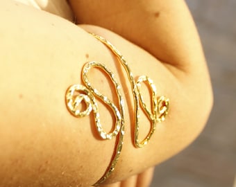 Greek decoration, Snake bracelet,Copper