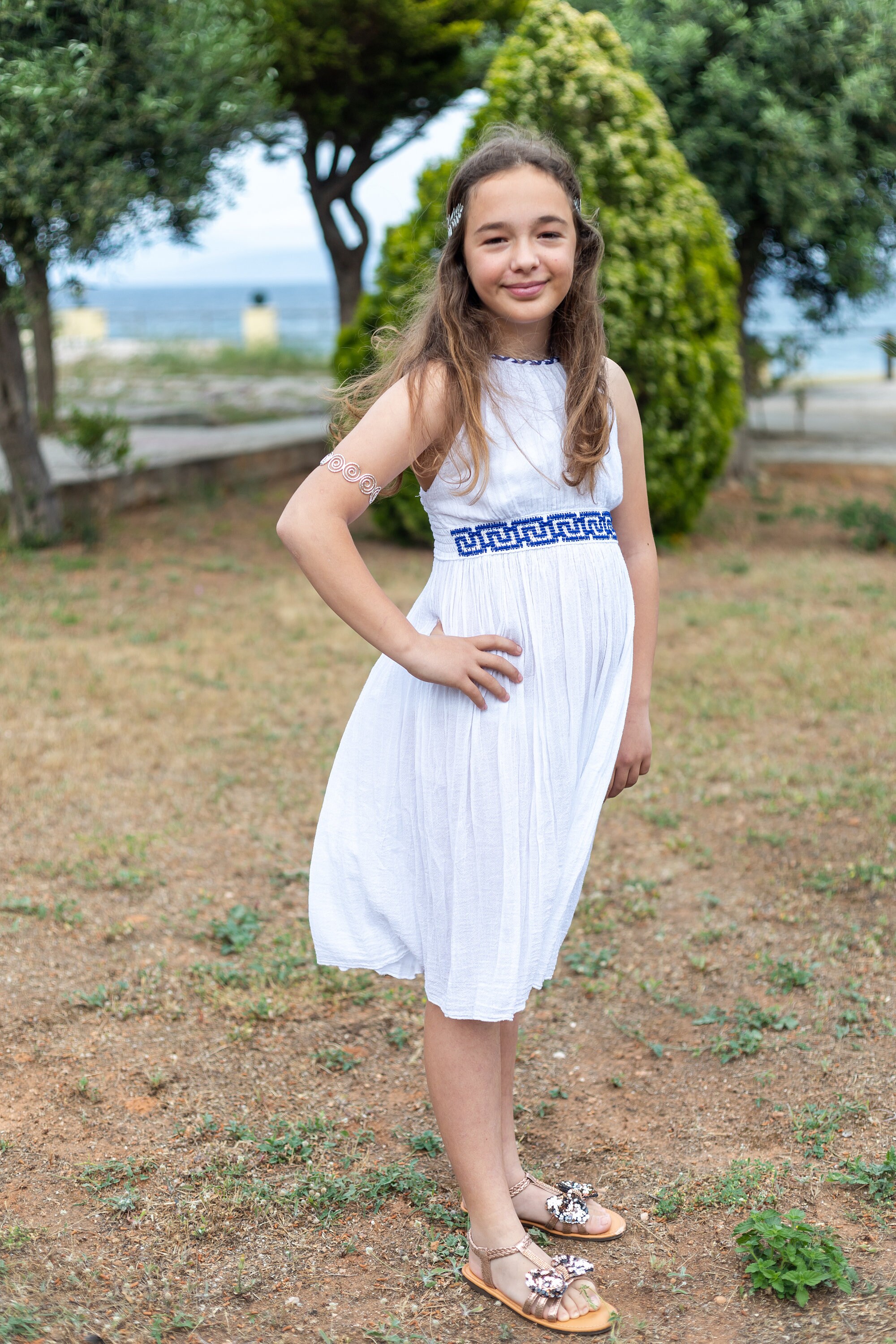 Girl toga costume top
