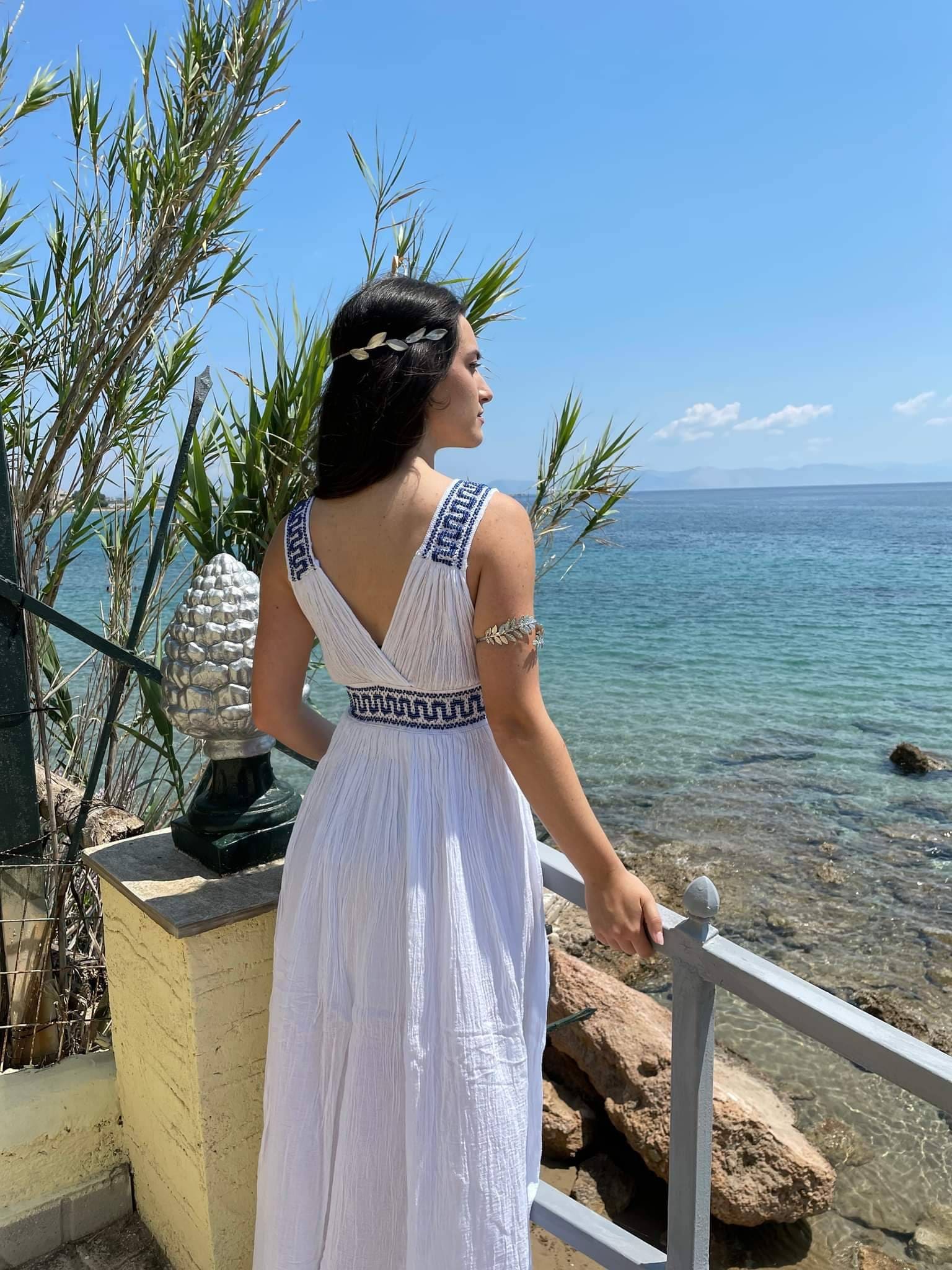Robe Noire Et Blanc Style Grec Oasis - Taille 16, Polyester/viscose/élasthanne - Neuf Avec étiquette