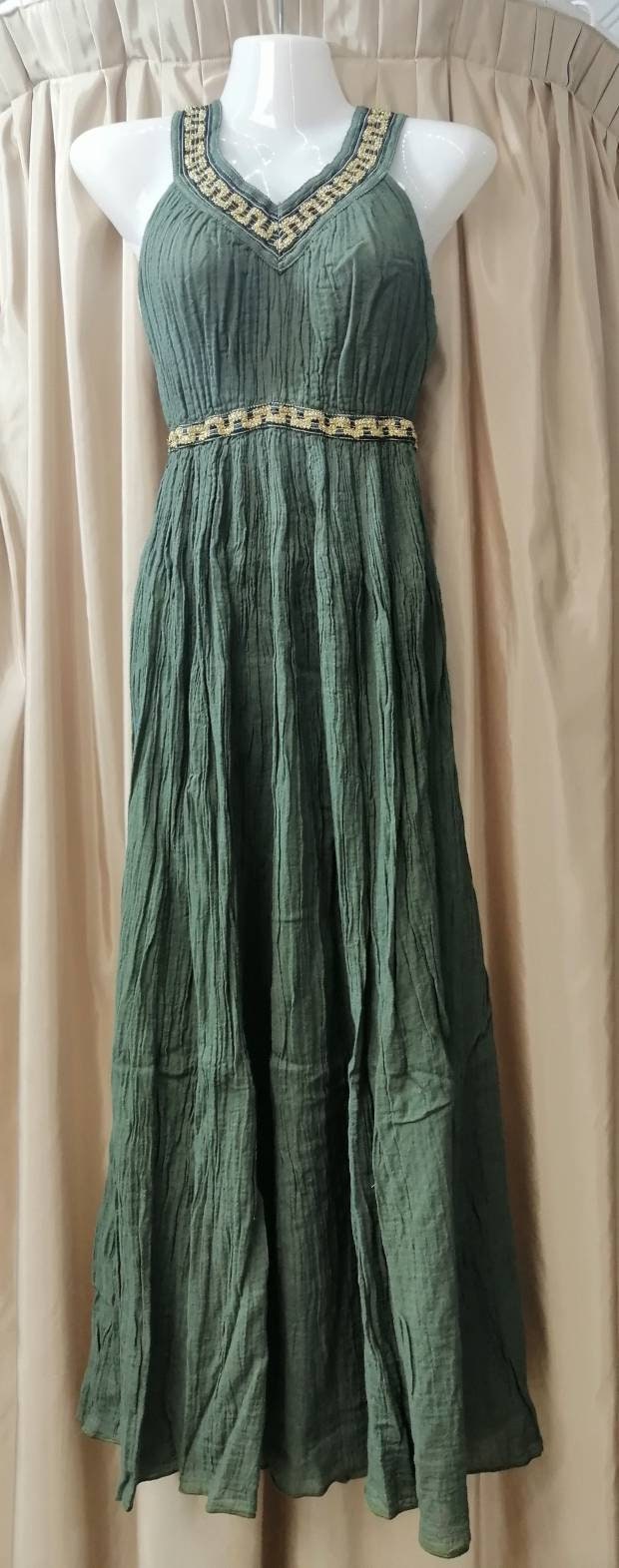 Greek Goddess Dress: Ancient Style Maxi Dress, One Size