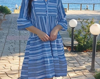 Ν-009 S Greek Dress Boho