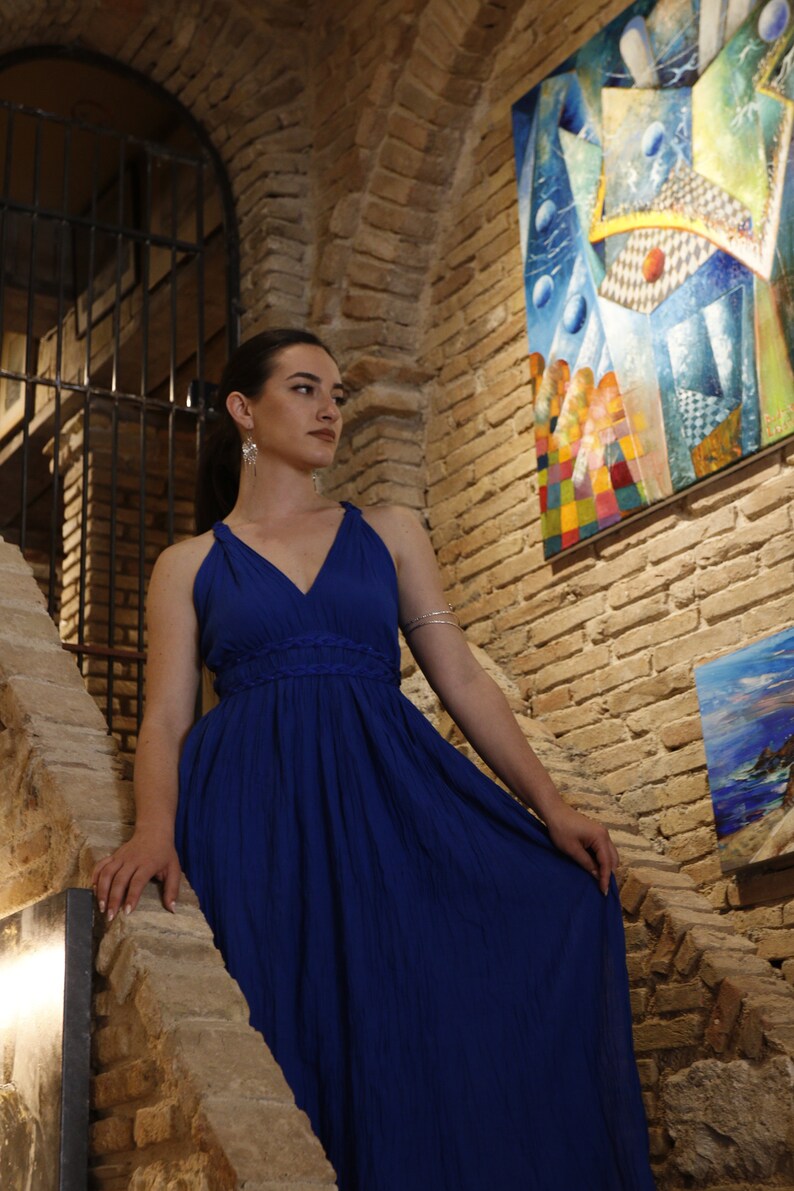 Phedra Greek Dress Etsy