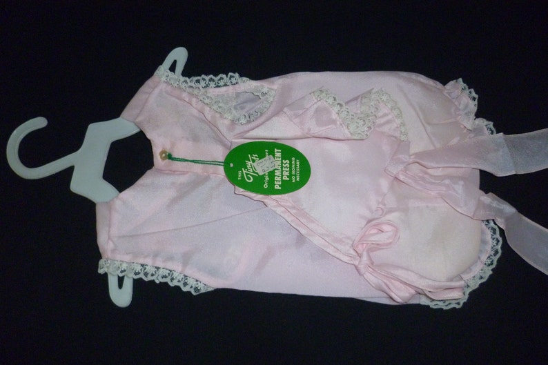 New Girls Pink wHat stored but never worn 3-6 months Tiny Tots Original -1978 Vintage Infant Body Suit