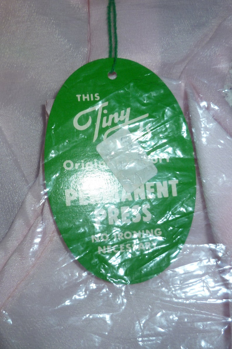 New Girls Pink wHat stored but never worn 3-6 months Tiny Tots Original -1978 Vintage Infant Body Suit