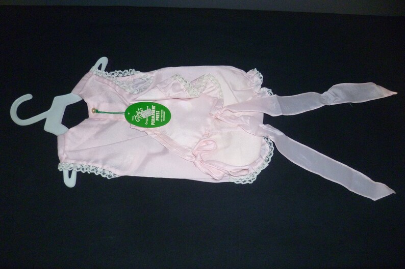 New Girls Pink wHat stored but never worn 3-6 months Tiny Tots Original -1978 Vintage Infant Body Suit
