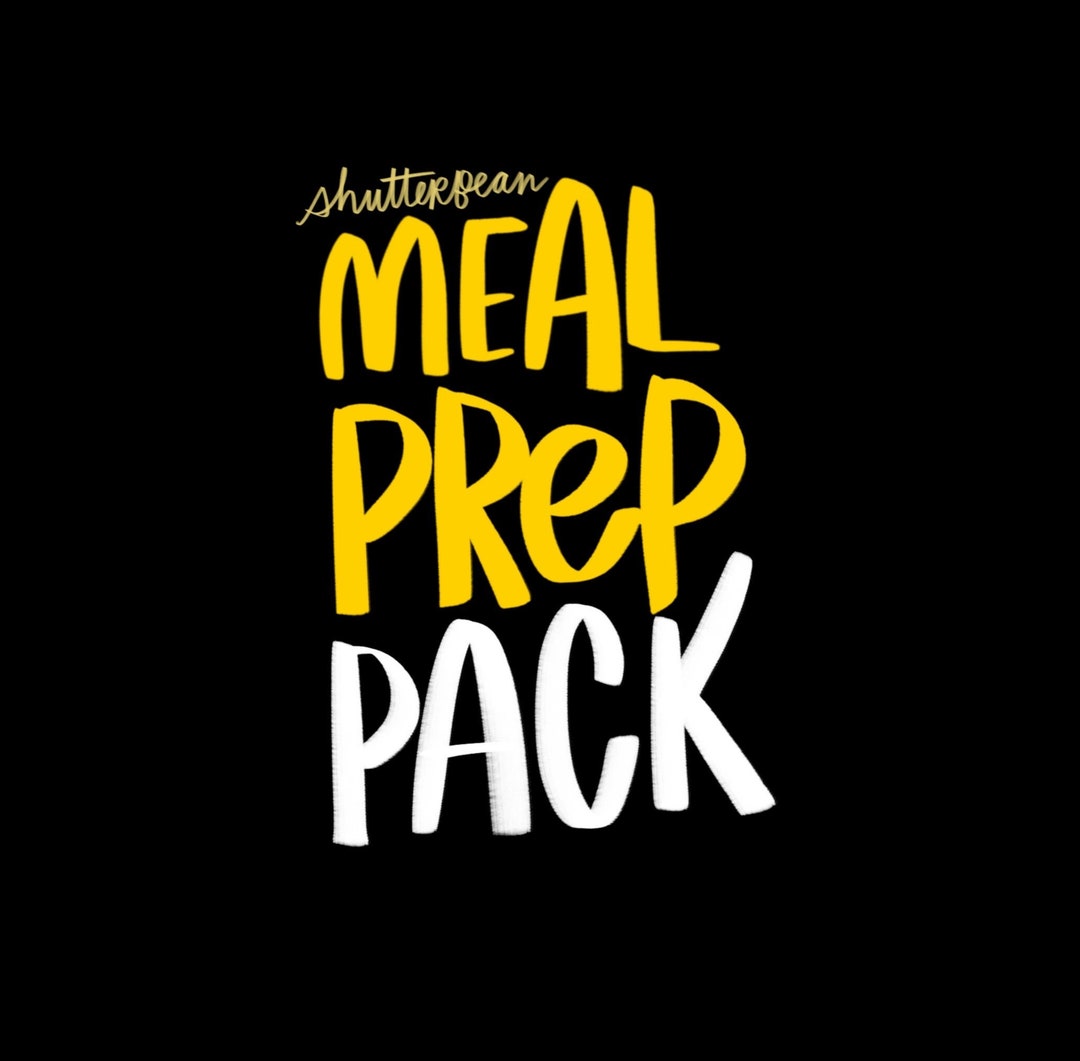 Meal Prep Pack Printable PDF Digital Download - Etsy
