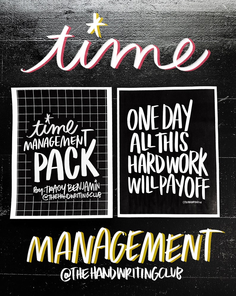 Time Management Calendar Pack PDF Digital Download image 2