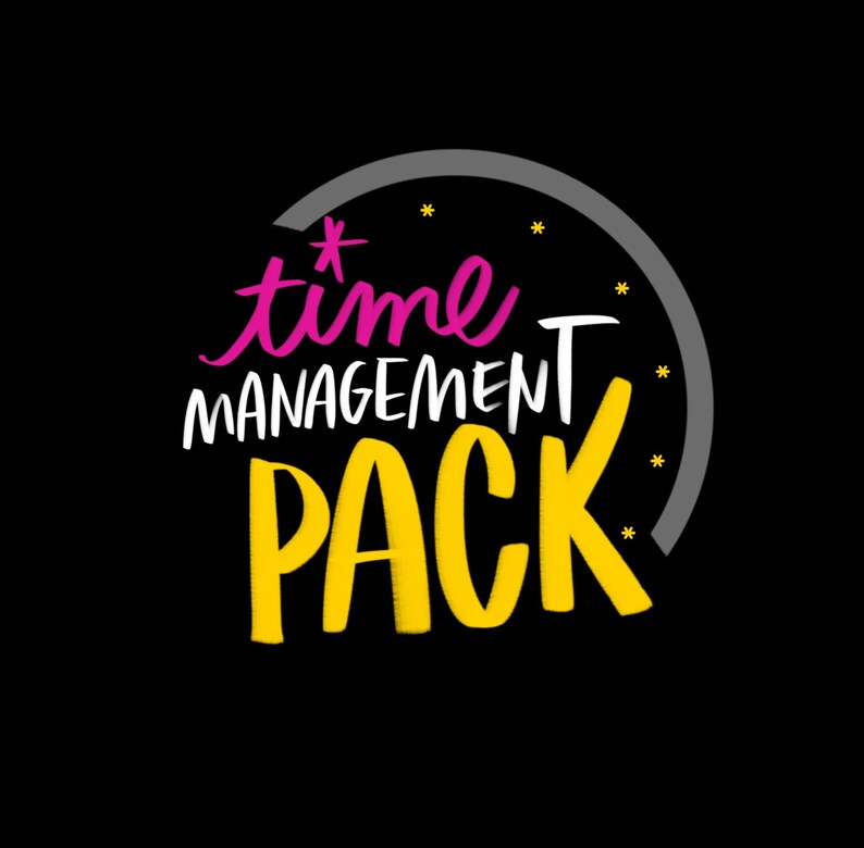 Time Management Calendar Pack PDF Digital Download image 1