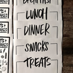 Meal Prep Pack! Printable PDF Digital Download - Etsy