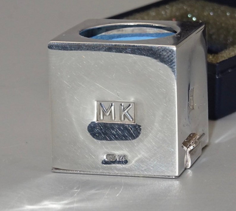 Sterling Silver Hallmarked Snooker Chalk Holder Etsy UK