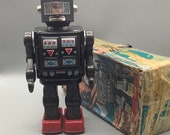 HORIKAWA Black Tin Astronaut