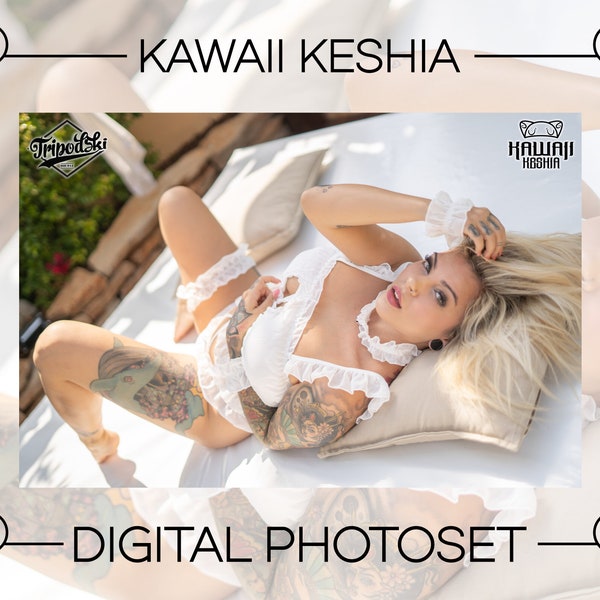 Kawaii Keshia Outside Bed Digital Download Dropbox Link Full Photoset and Quick Selfie Video Access - 18 NSFW Sexy Adult Topless Mature