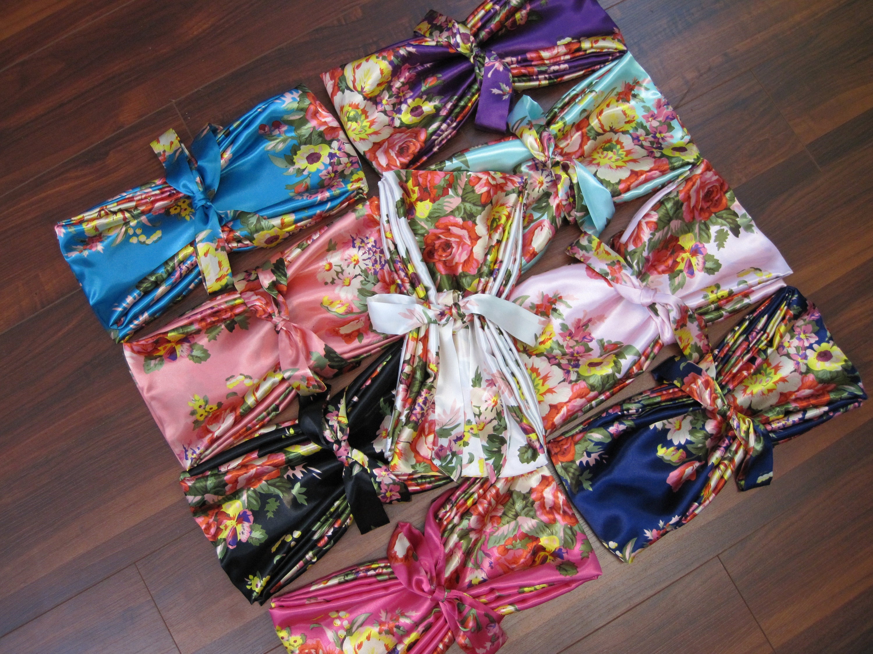 Personalized Bridal matching robe gown for bride,bridesmaid, dressing