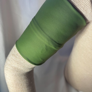 OLIVE GEEEN SPANDEX Sensor Cover Arm Band - Dexcom, OmniPod, Libre