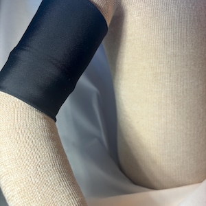 BLACK SPANDEX SENSOR Cover Arm Band- Dexcom, OmniPod, Libre