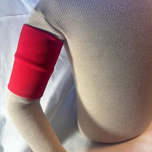CHERRY NEOPRENE Sensor Arm Band Cover - Dexcom, OmniPod, Libre