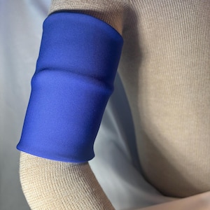 OCEAN BLUE NEOPRENE Sensor Arm Band Cover - Dexcom, OmniPod, Libre